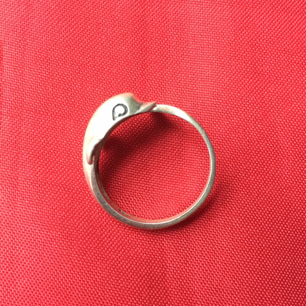 Silver Dolphin Ring - image 2